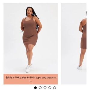 New with tags girlfriend collective workout dress